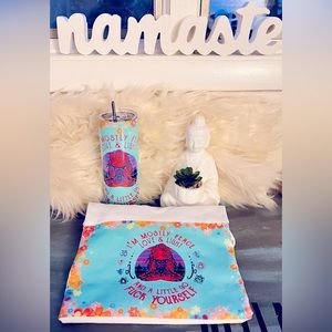 Peace love and light tshirt and matching tumbler